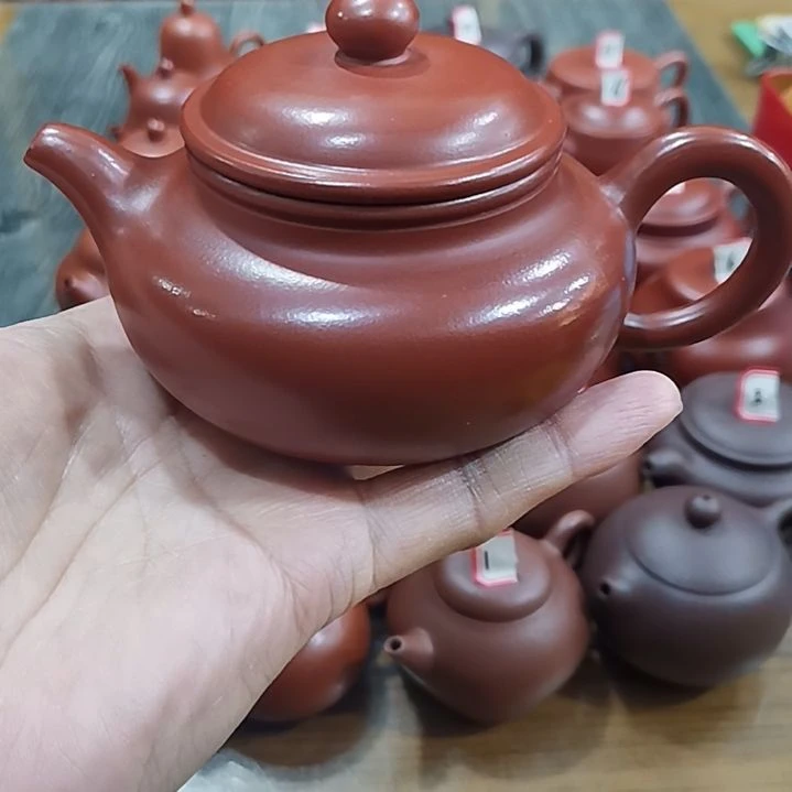 紫砂茶壶紫砂壶仿古壶大红袍砂料