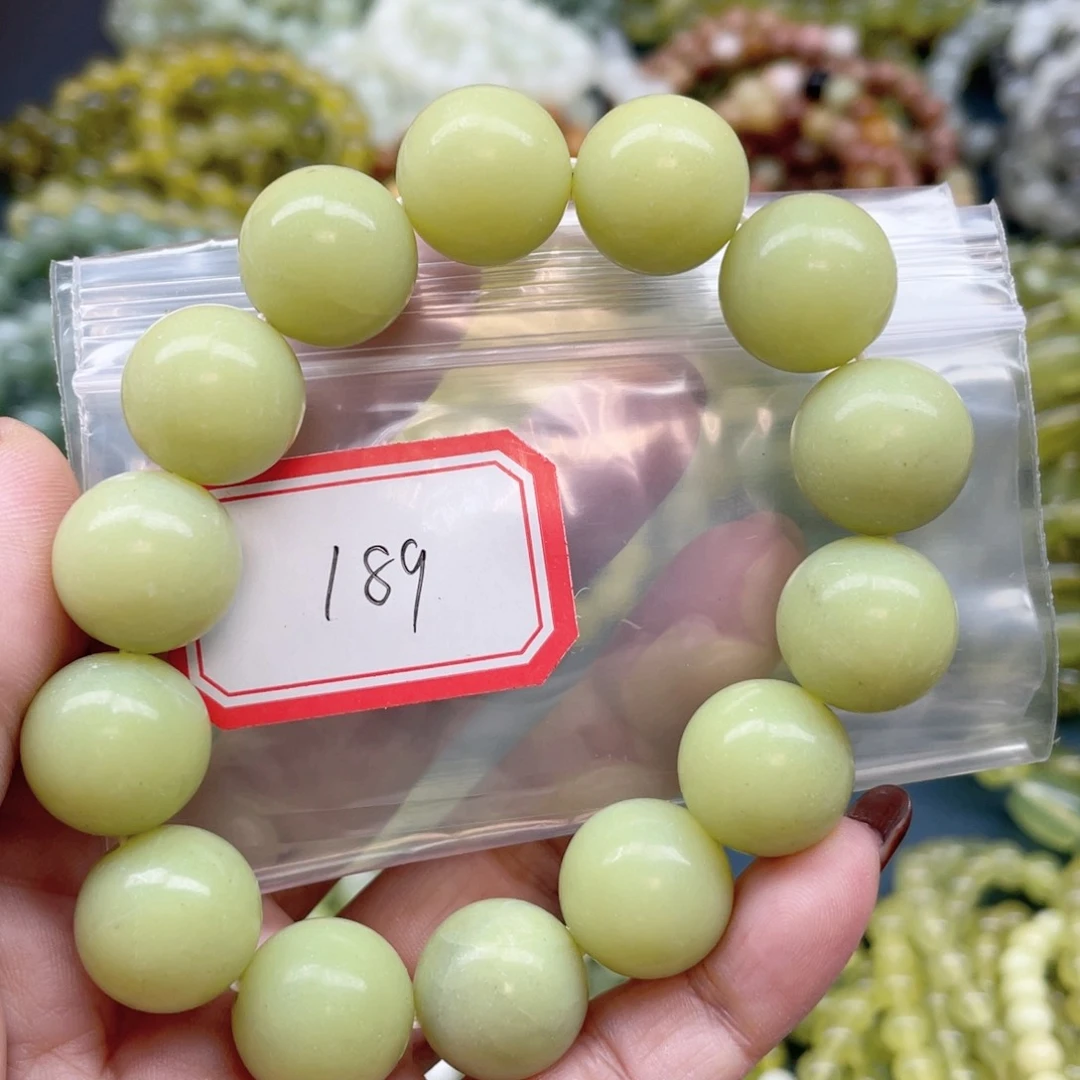 未镶嵌蛇纹石玉手串