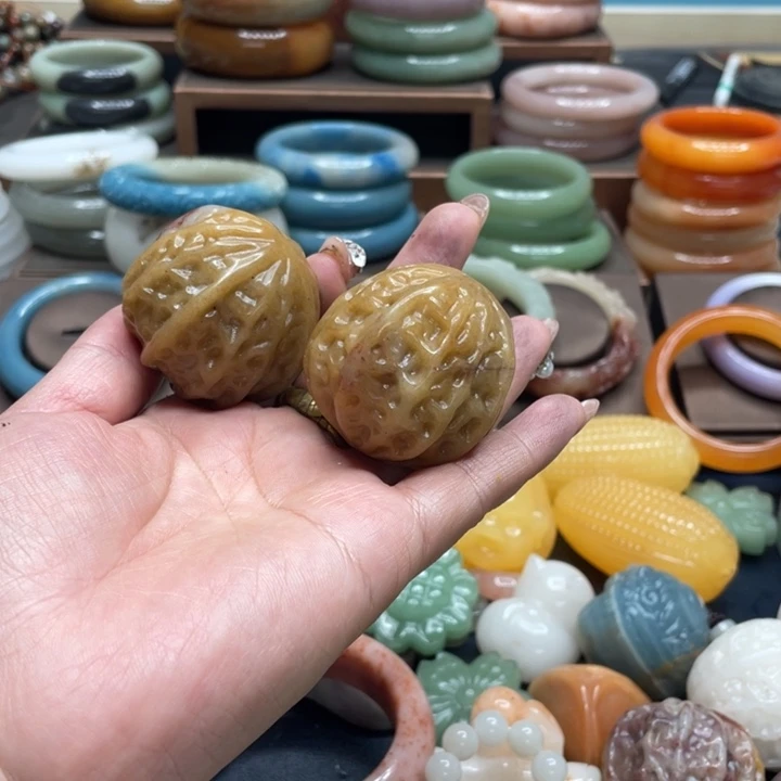 石英岩玉手镯合金梅**莎