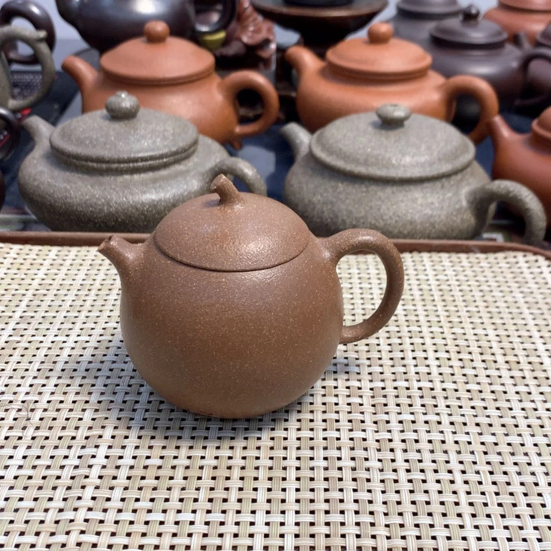 茶壶紫砂宜兴原矿老段泥150cc