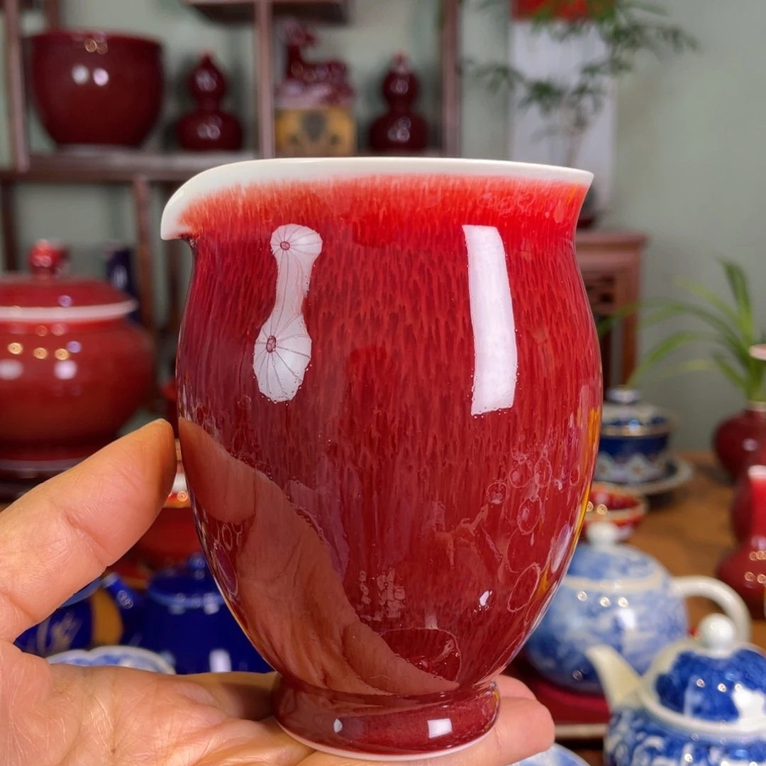 清欢雅玩原矿郎红公道杯