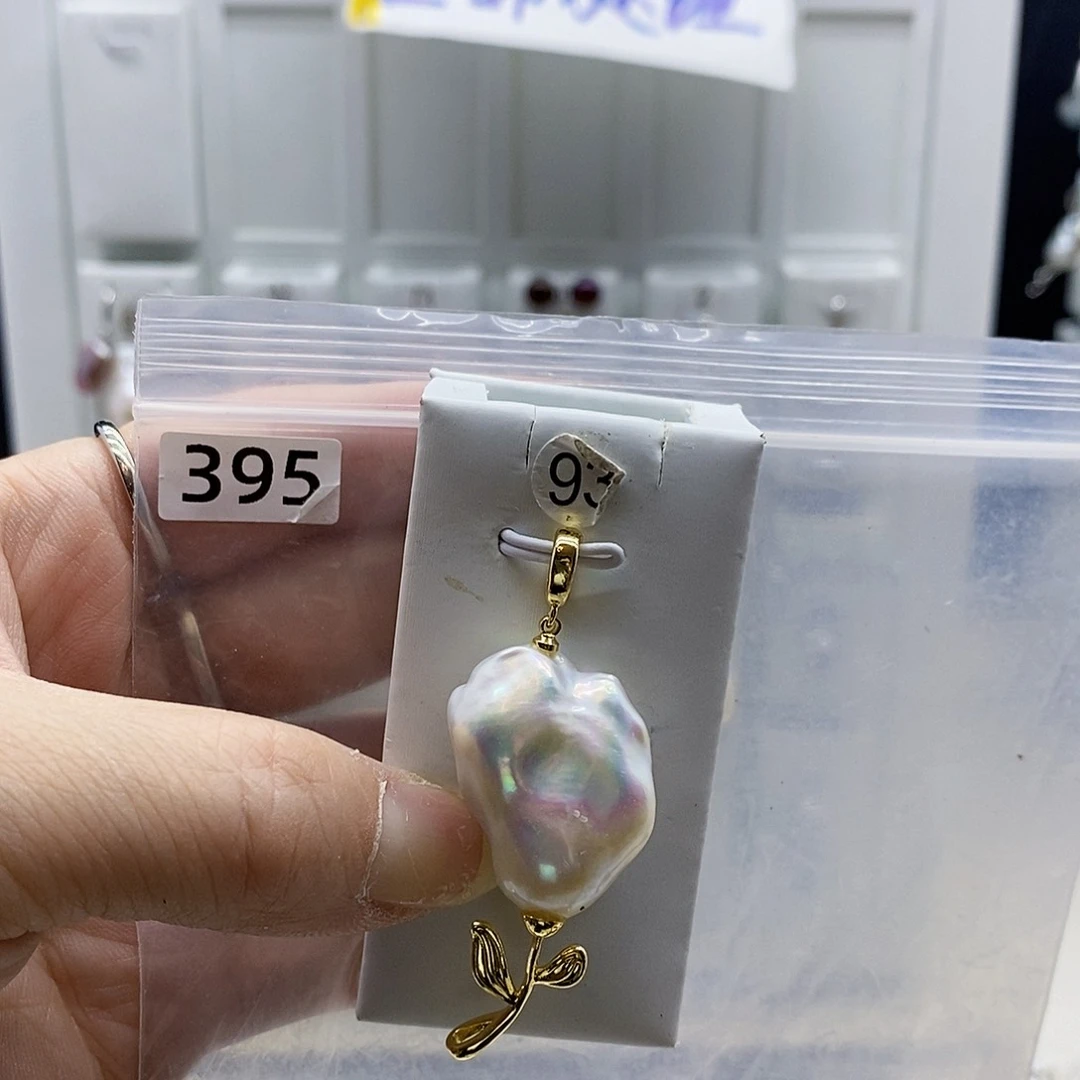 颈饰合金淡水珍珠