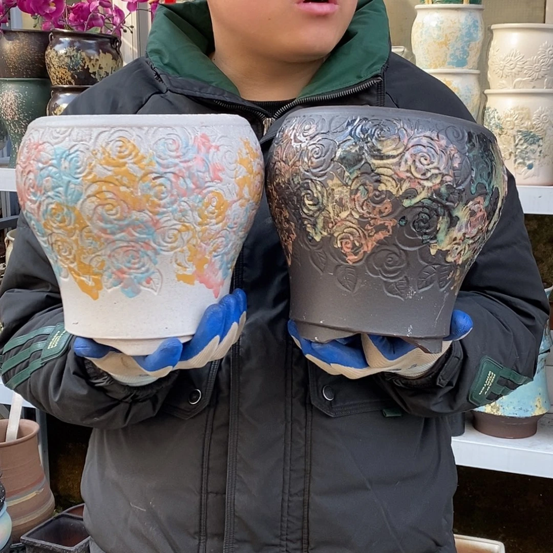 紫砂花盆口15高20福利