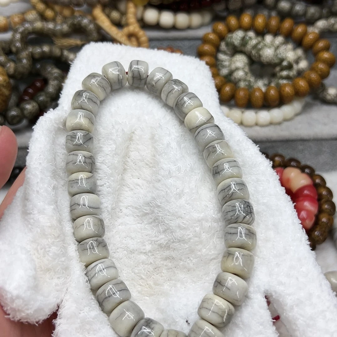 驼骨手串/手链95灰驼骨1.2手持有粽裂