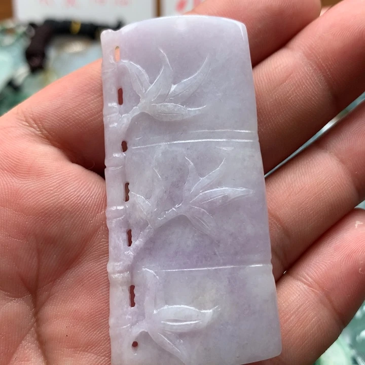 翡翠颈饰未镶嵌保真天然a货翡翠