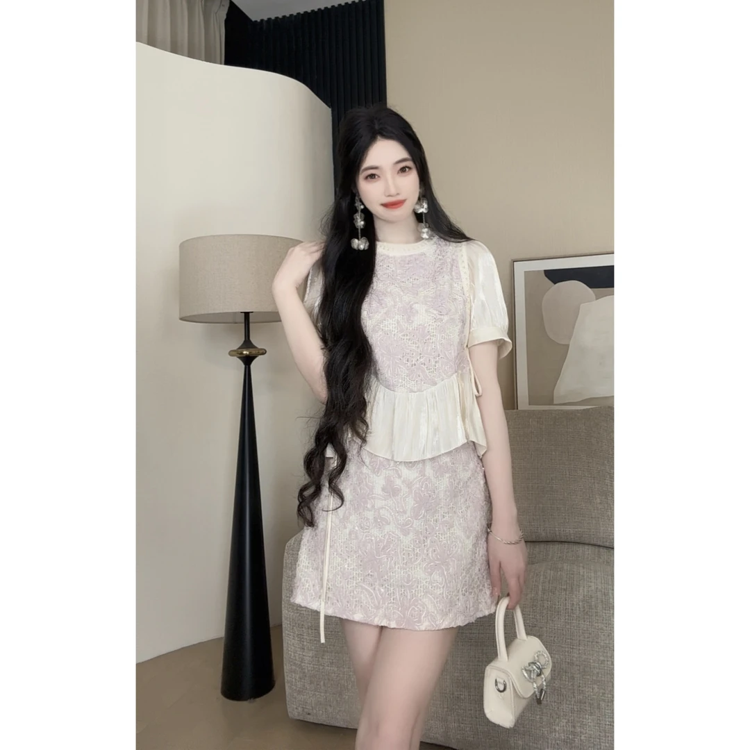 WY【温柔无边套装】原创设计师女装显白日常可穿套装气质显瘦老钱风