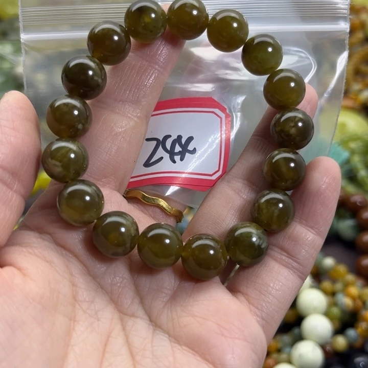 蛇纹石玉未镶嵌手链