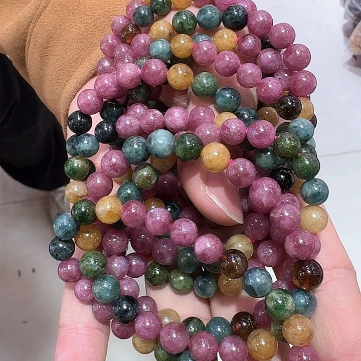 碧玺手链未镶嵌多样性发其一