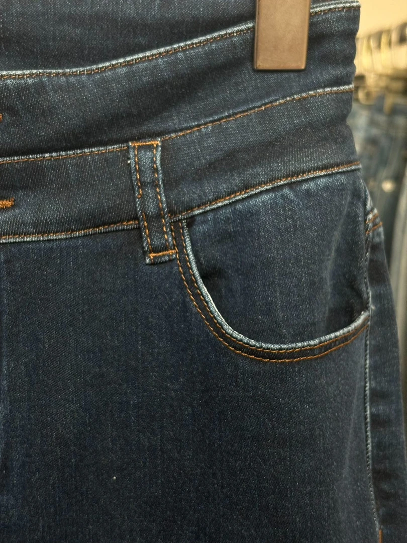 时尚休闲简约直筒高腰休闲裤牛仔裤 DPT536A51