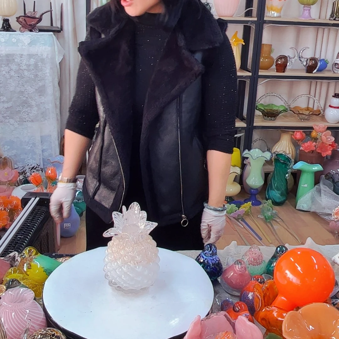 菠萝福利琉璃工艺品