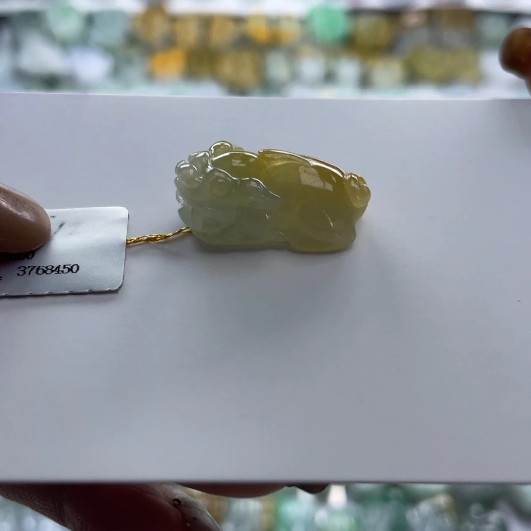 翡翠未镶嵌颈饰貔貅