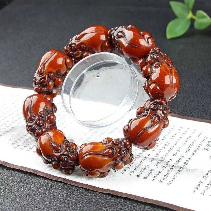 精品老菩提貔貅【无礼盒】0012