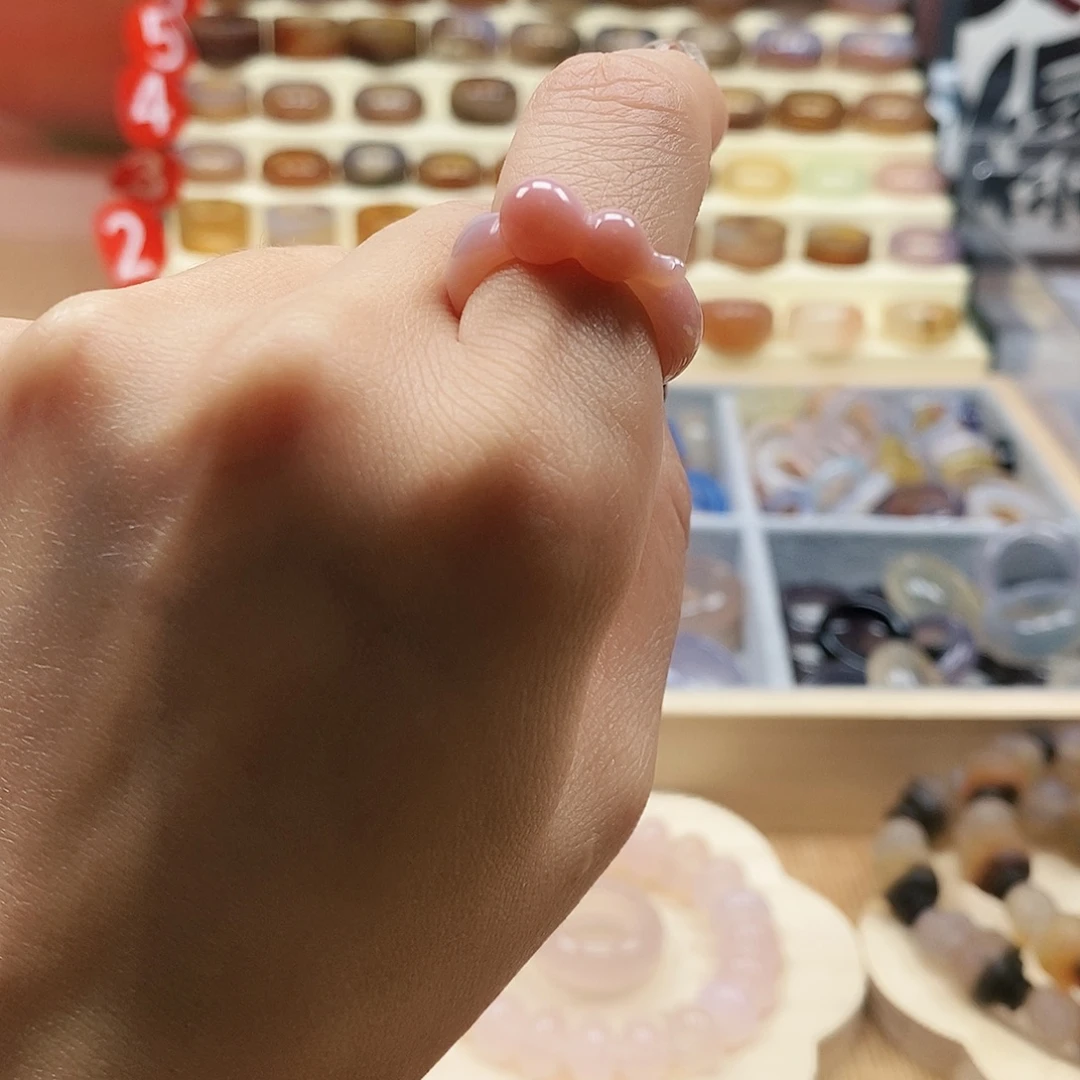 婉***儿玛瑙/玉髓未镶嵌戒指