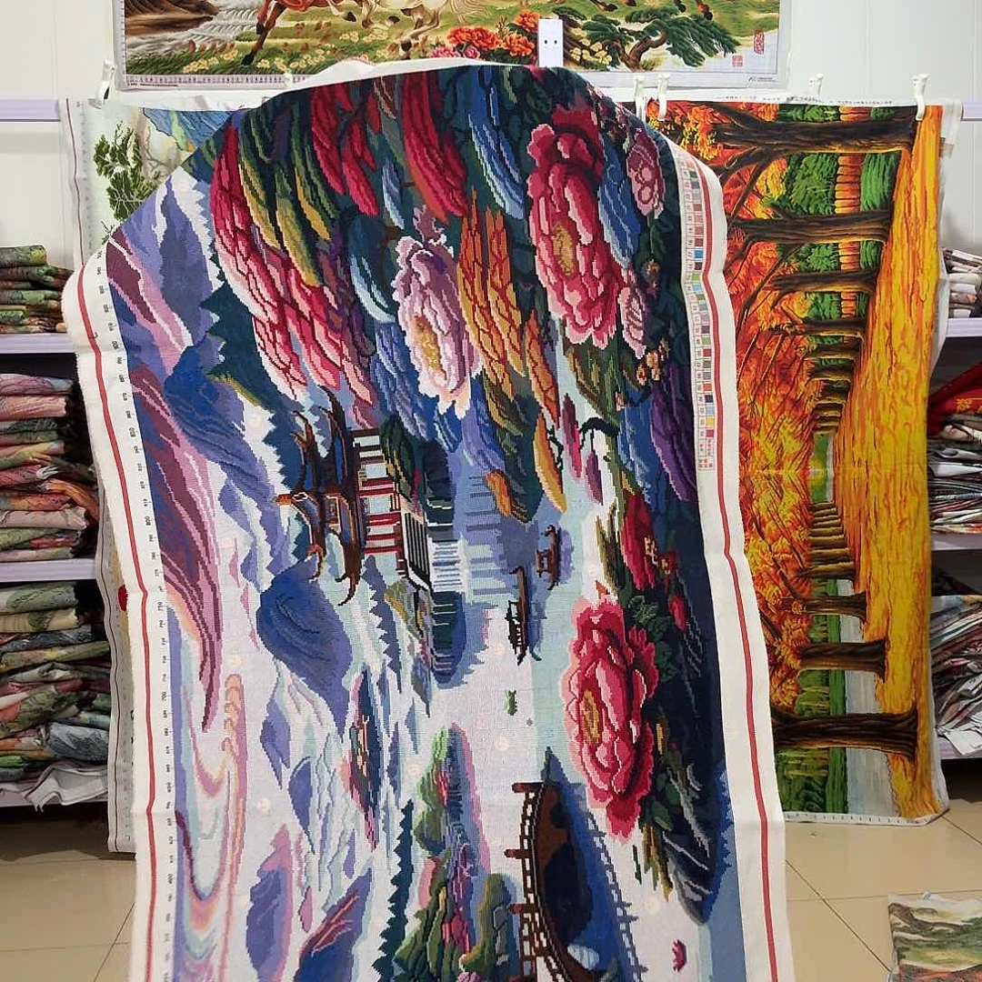 棉莫*十字绣成品出售