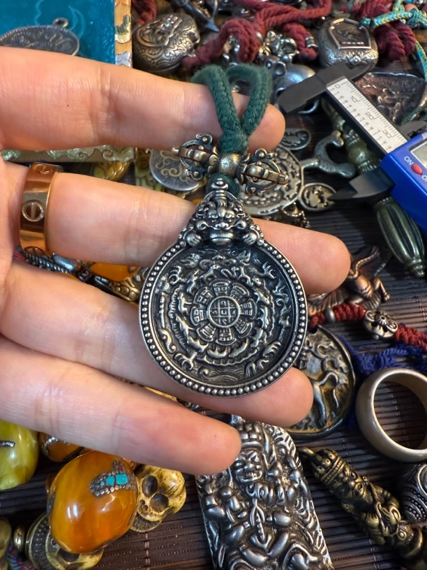 藏式天铁金刚杵挂件