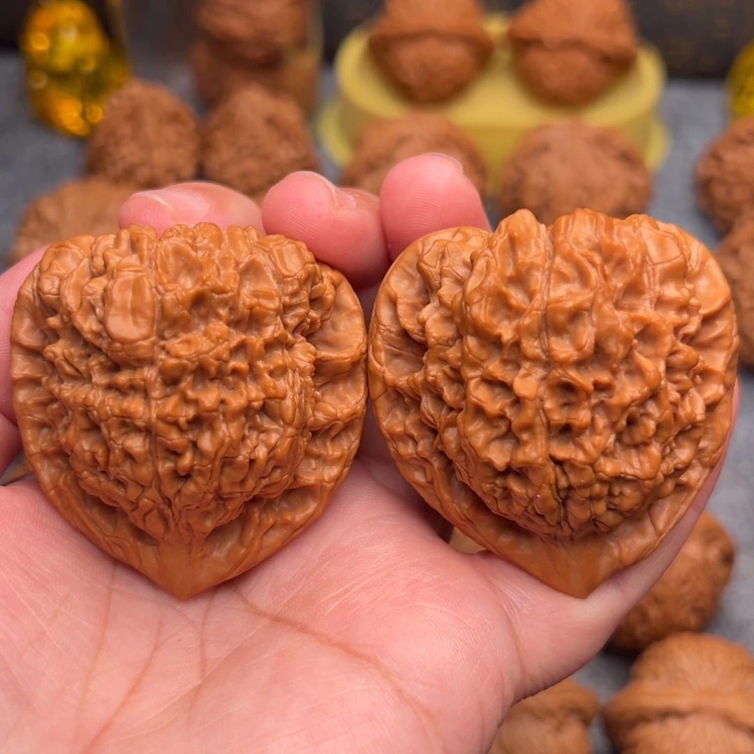 文玩核桃把件49全品毕业麒麟纹官帽