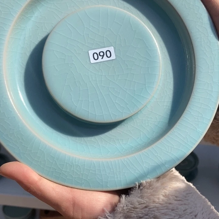 摆件董*多抱朴汝瓷仿古微瑕