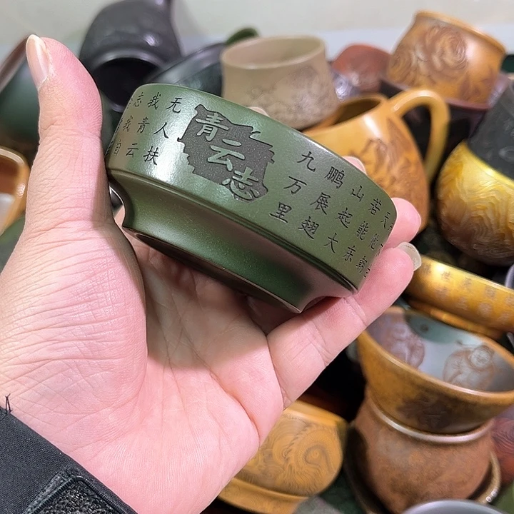 茶杯紫砂全手工紫砂主人杯