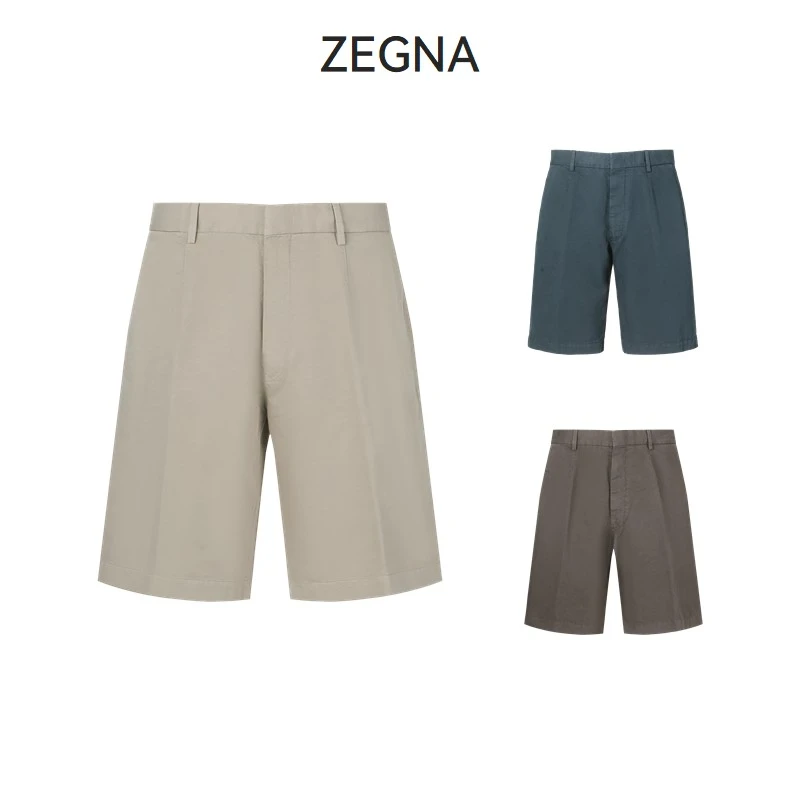 ZEGNA杰尼亚【新品】男士Summer Chino短裤五分裤UFI37A9 TB05