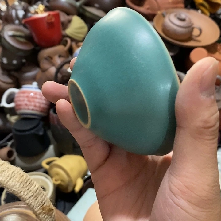 瓷片荷花开着玩笑而已