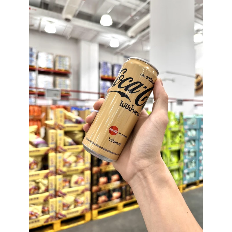 【现货速发】泰国进口Zero香草可乐青柠味325ml罐装绿罐夏季冰饮