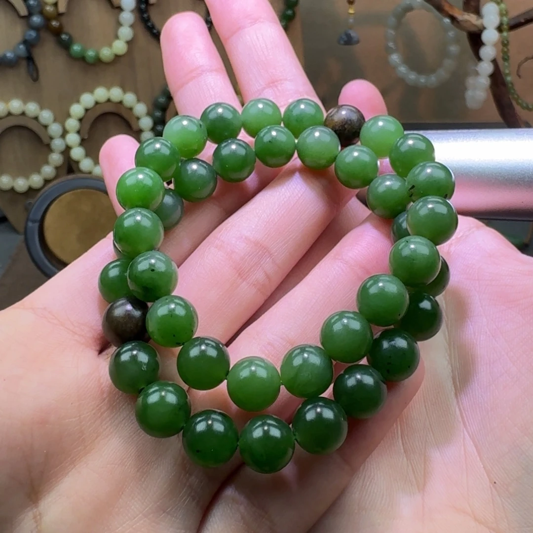 和田玉未镶嵌颈饰卡10红皮拍一发一多样性发货