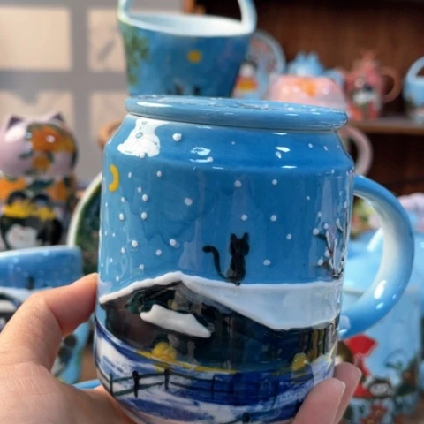 炉景德镇釉下手绘陶瓷