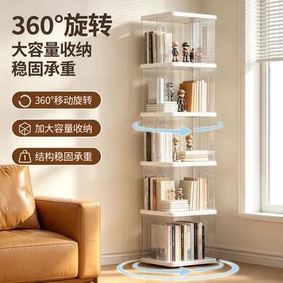 【顺丰送货上门】360°旋转书架转角绘本整理置物手办展示儿童