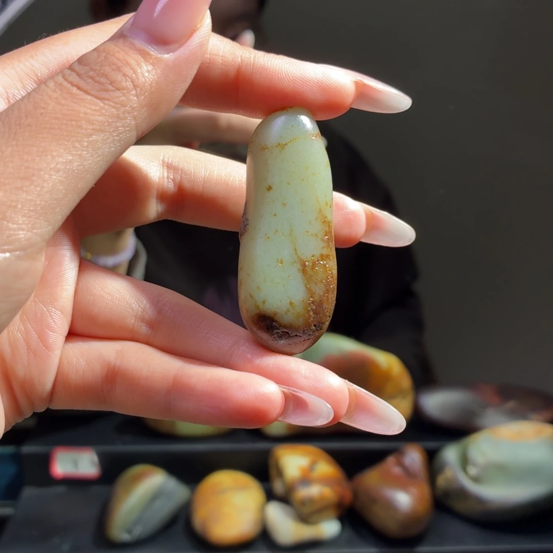 和田玉未镶嵌挂件30.6