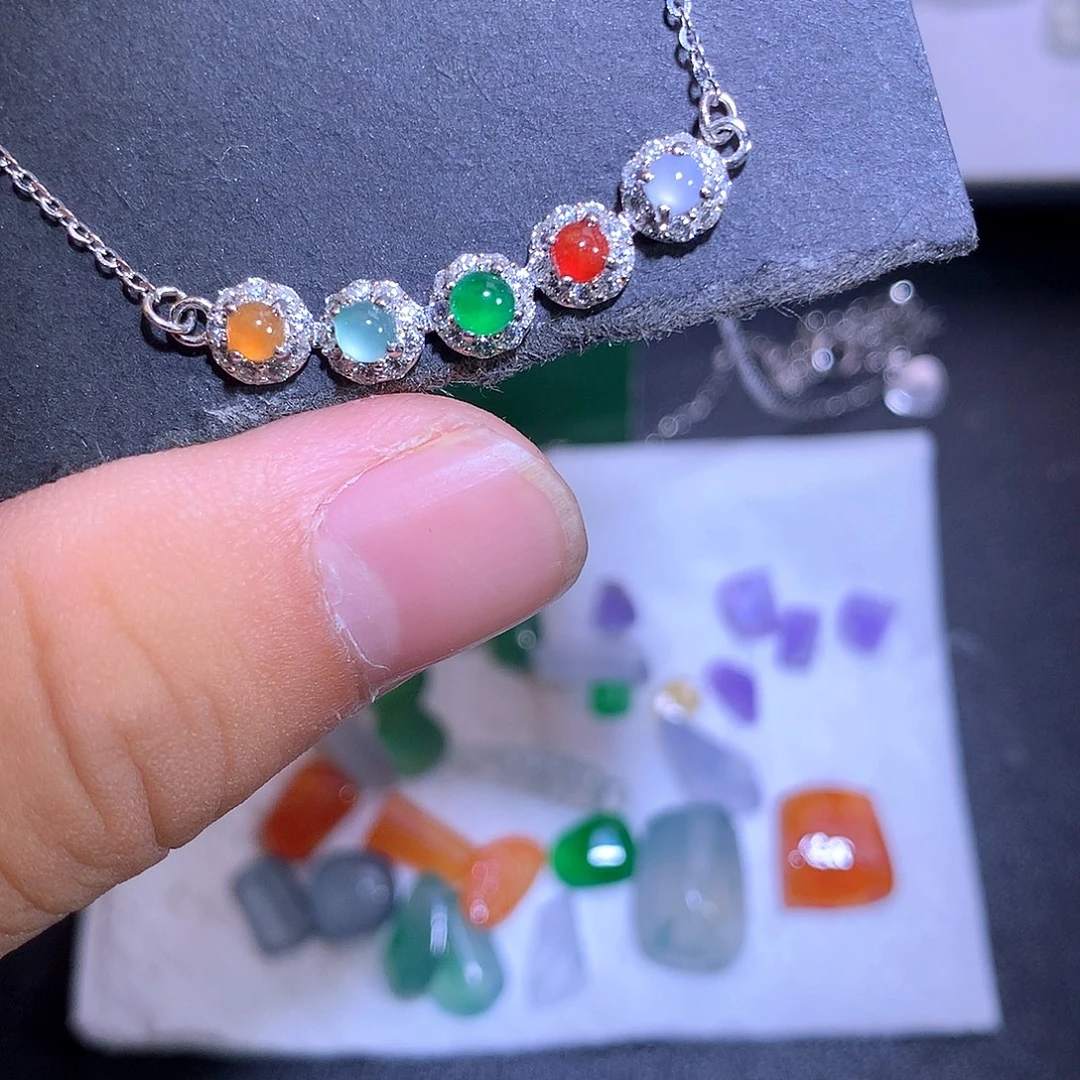 定制翡翠未镶嵌材料