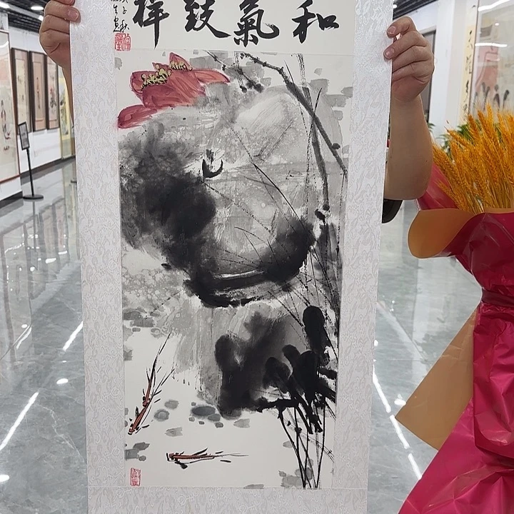 国画分享图片我女儿常常给予我们