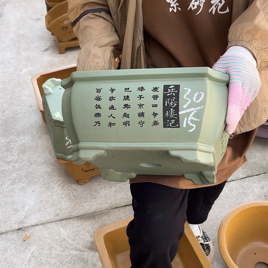 紫砂花盆盆景艺术