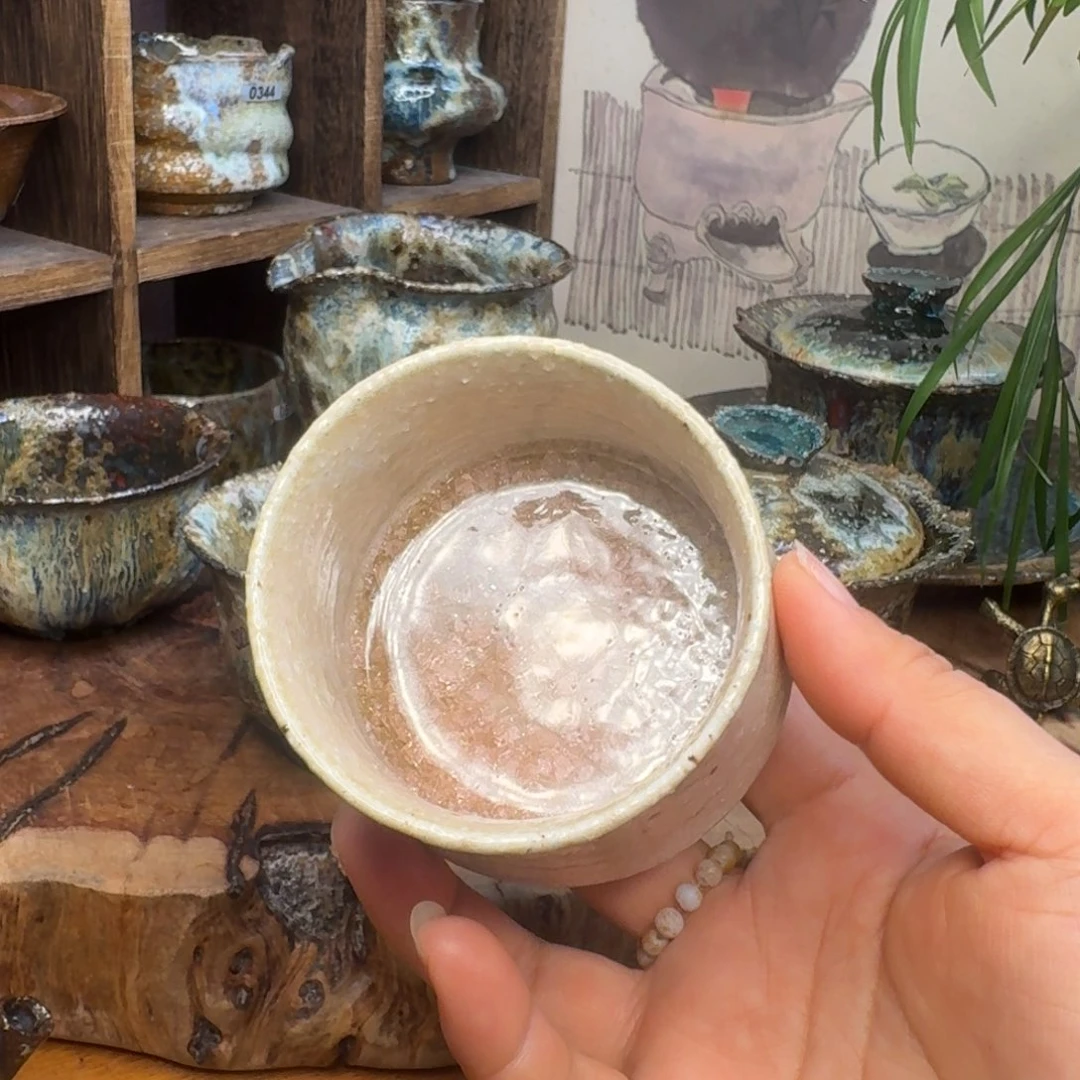 摆件柴烧复烧杯211