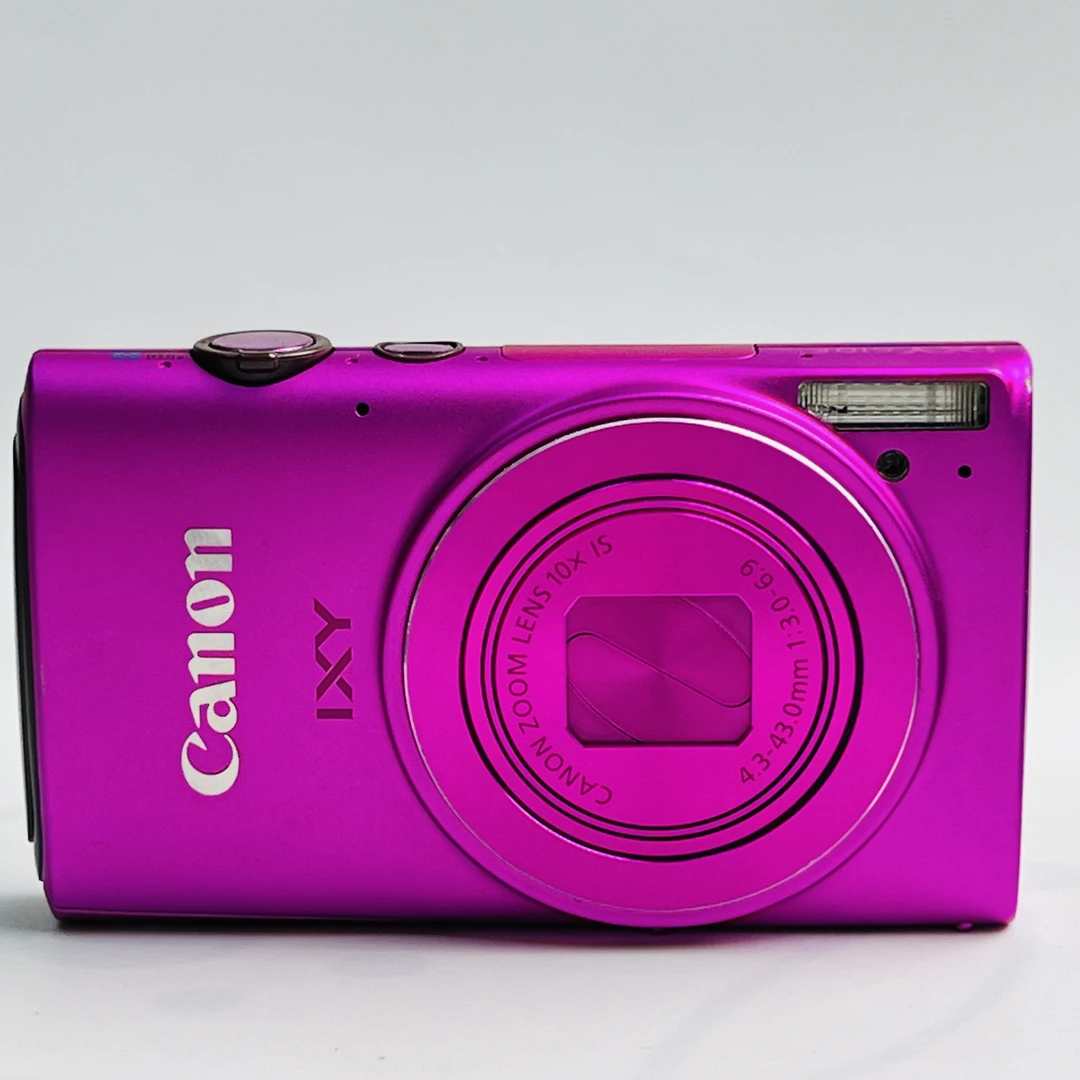 95新 Canon/佳能 ixus255火龙果色1210万像素8倍变焦复古ccd