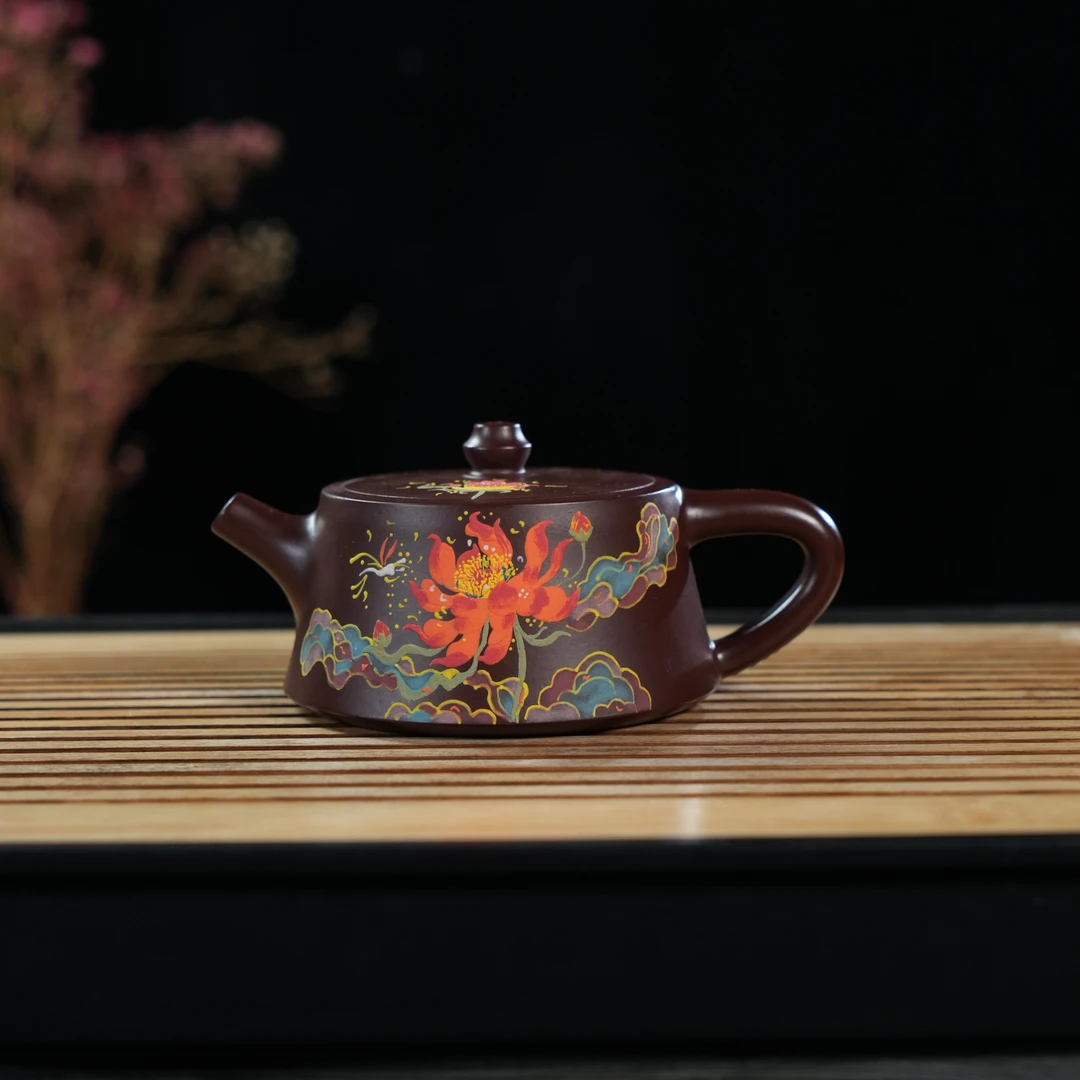 GS21-015   民间艺人-张灵  宜兴手工紫砂  汉瓦