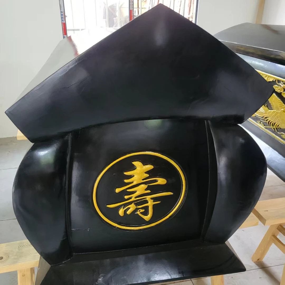 精品龙凤棺材 榫卯结构不打钉 杉木和铁杉材料 先咨询在拍