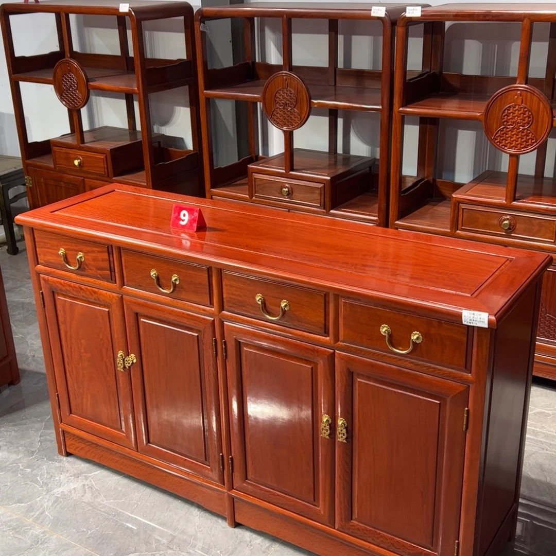 南***云储物柜花梨木类140长度现货边柜