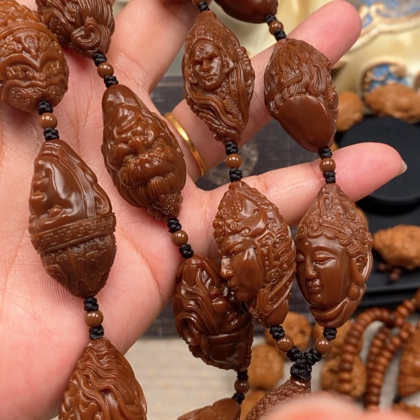 【闪购商品】橄榄核吊坠橄榄手工雕刻工艺