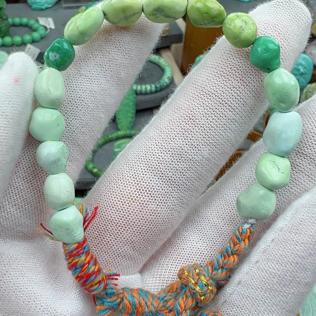 绿松石菜籽黄绿松石Z未镶嵌