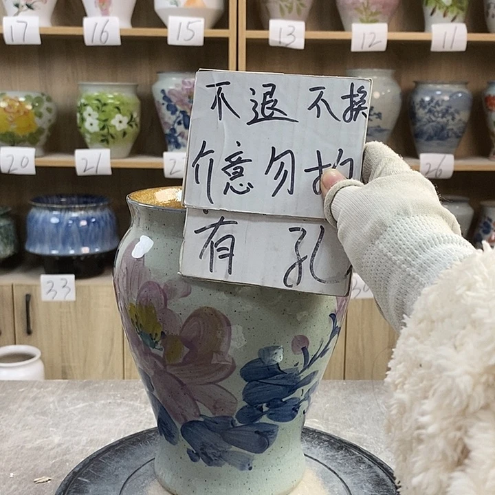 缸23xc景德镇陶瓷花盆