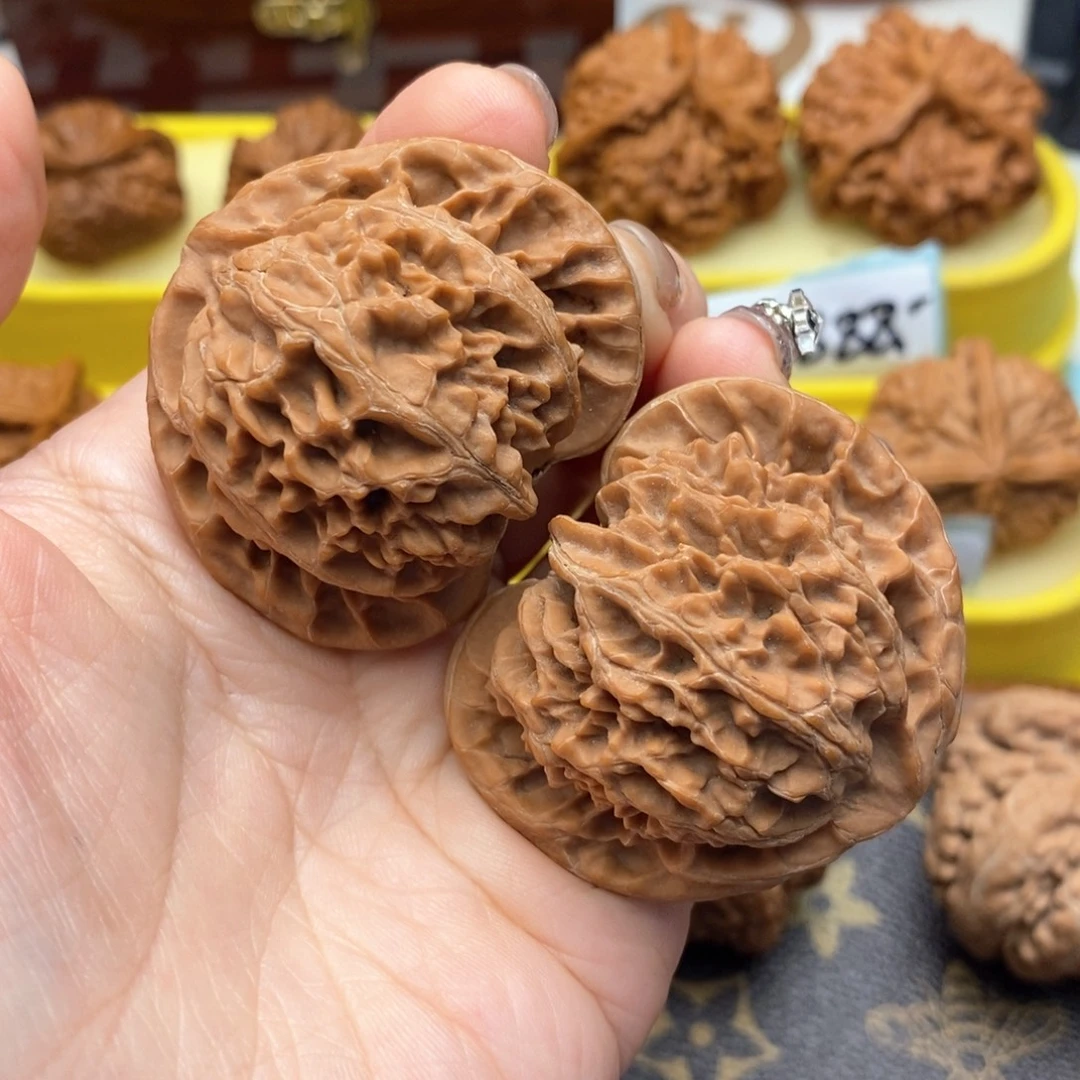 把件文玩核桃31号桃心宫灯