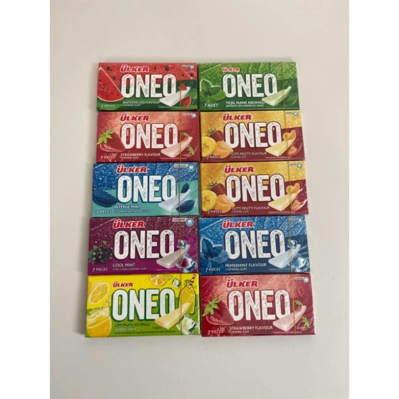 <顺丰包邮>Oneo 14克奥尼奥各味口香糖(10个)