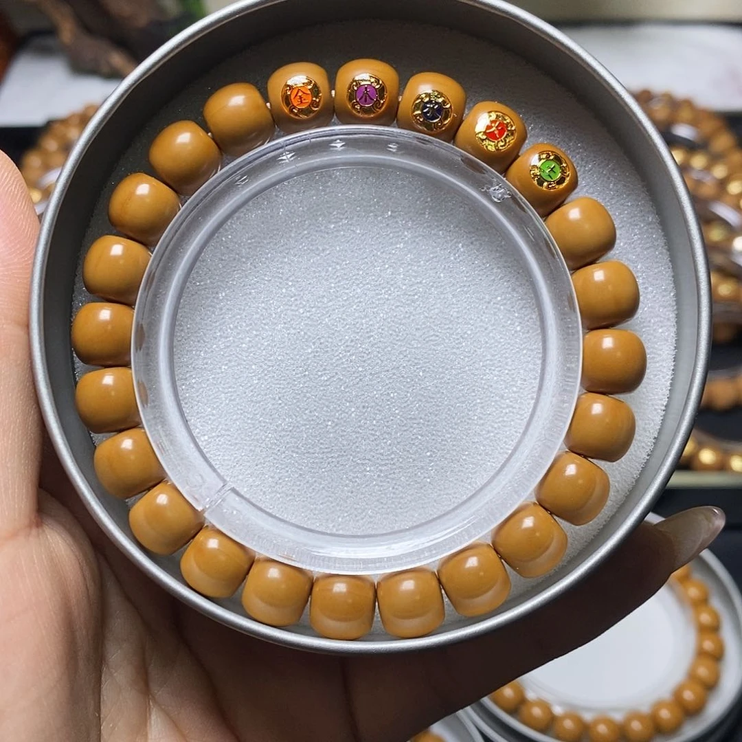 猴头核桃手串金木水火土五标老邢尺寸10左右全品单号332