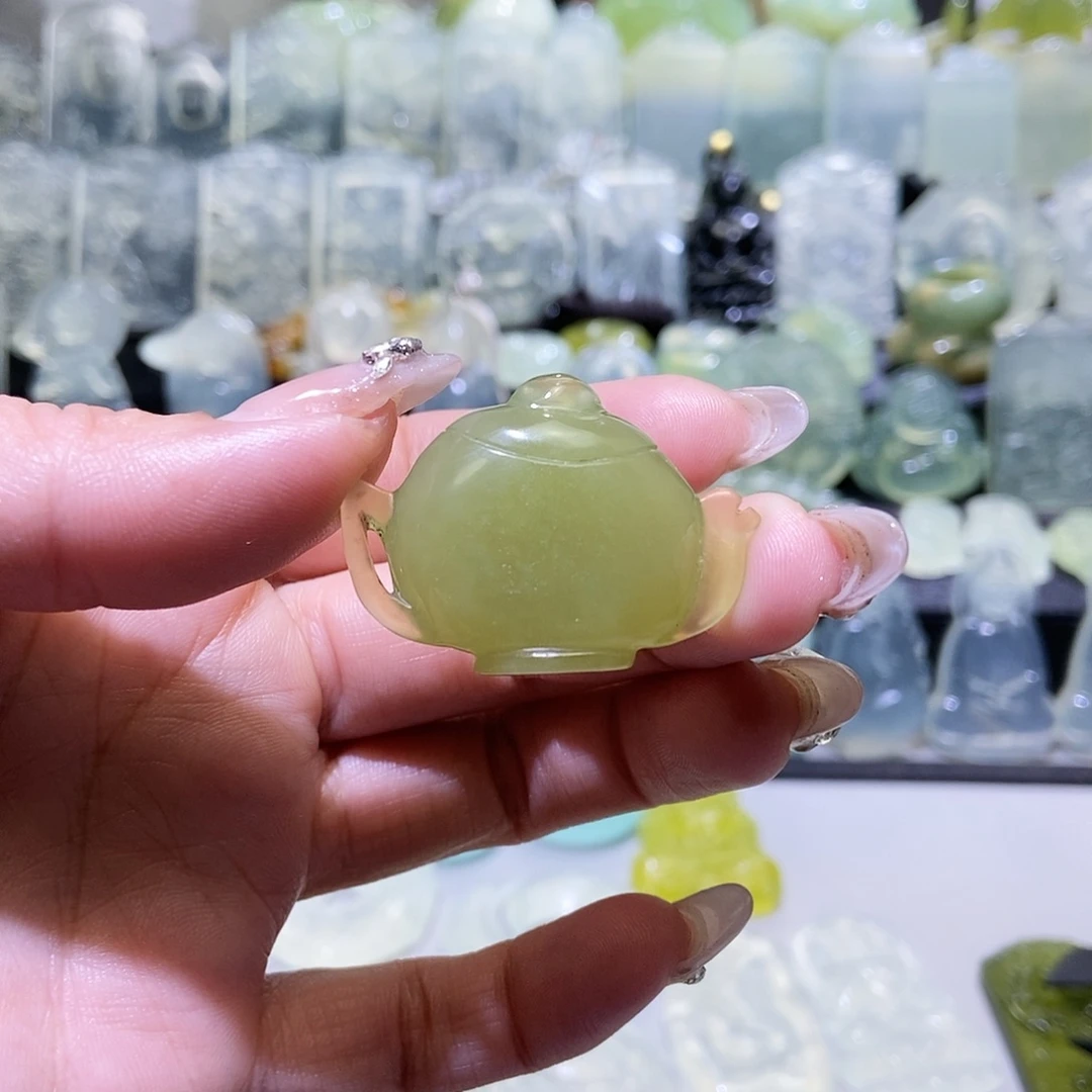 岫玉吊坠未镶嵌道****道