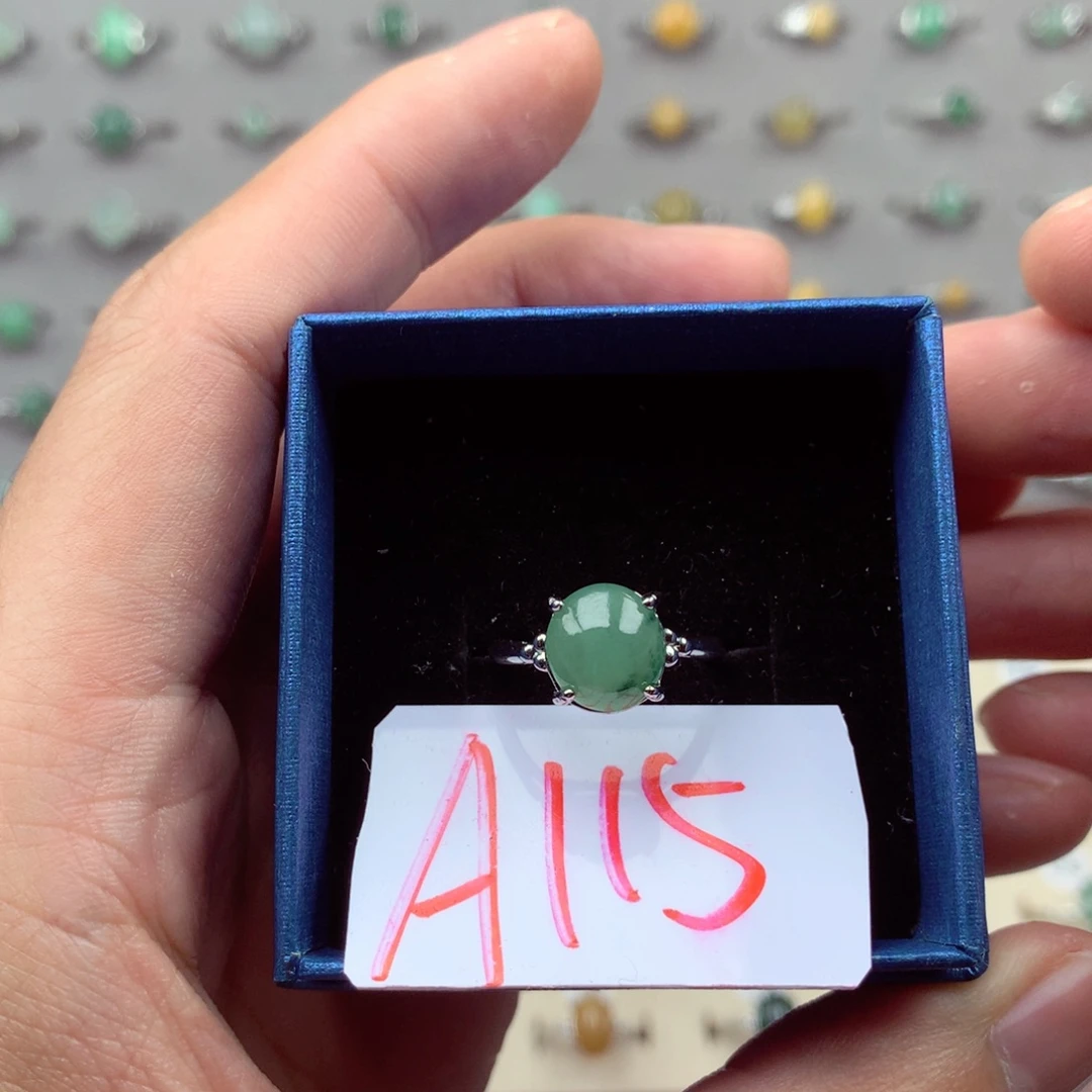 未镶嵌戒指翡翠缅甸翡翠戒指