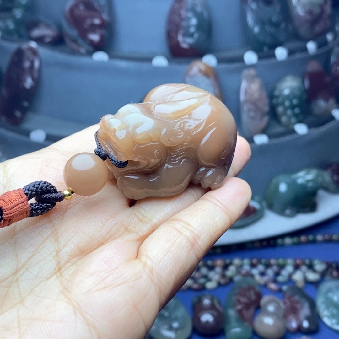 玛瑙/玉髓吊坠(不含链)未镶嵌s***e