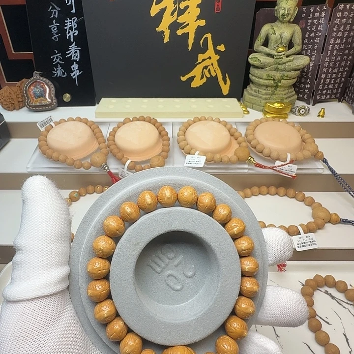 凤眼菩提手串11小同树实心籽