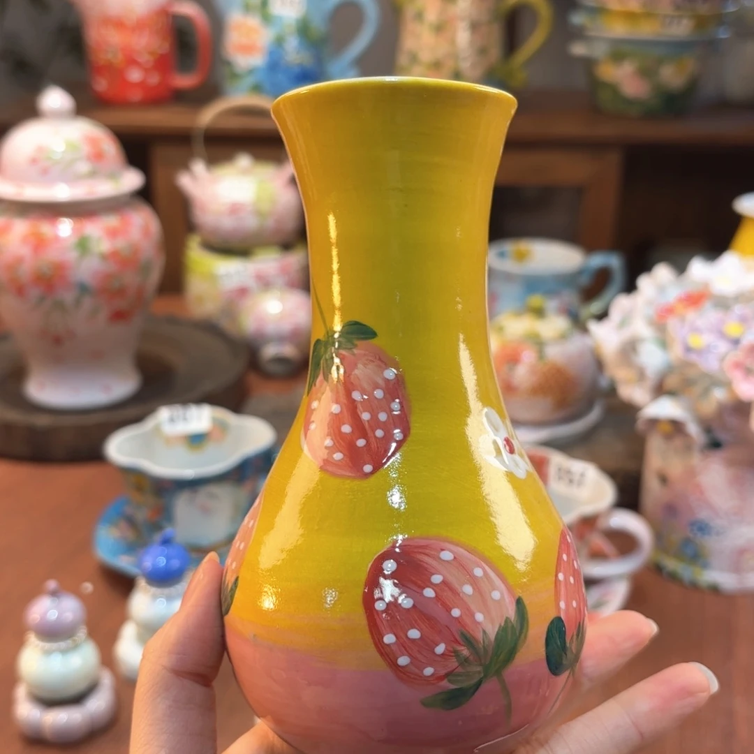 景德镇手绘高温釉下彩陶瓷茶具