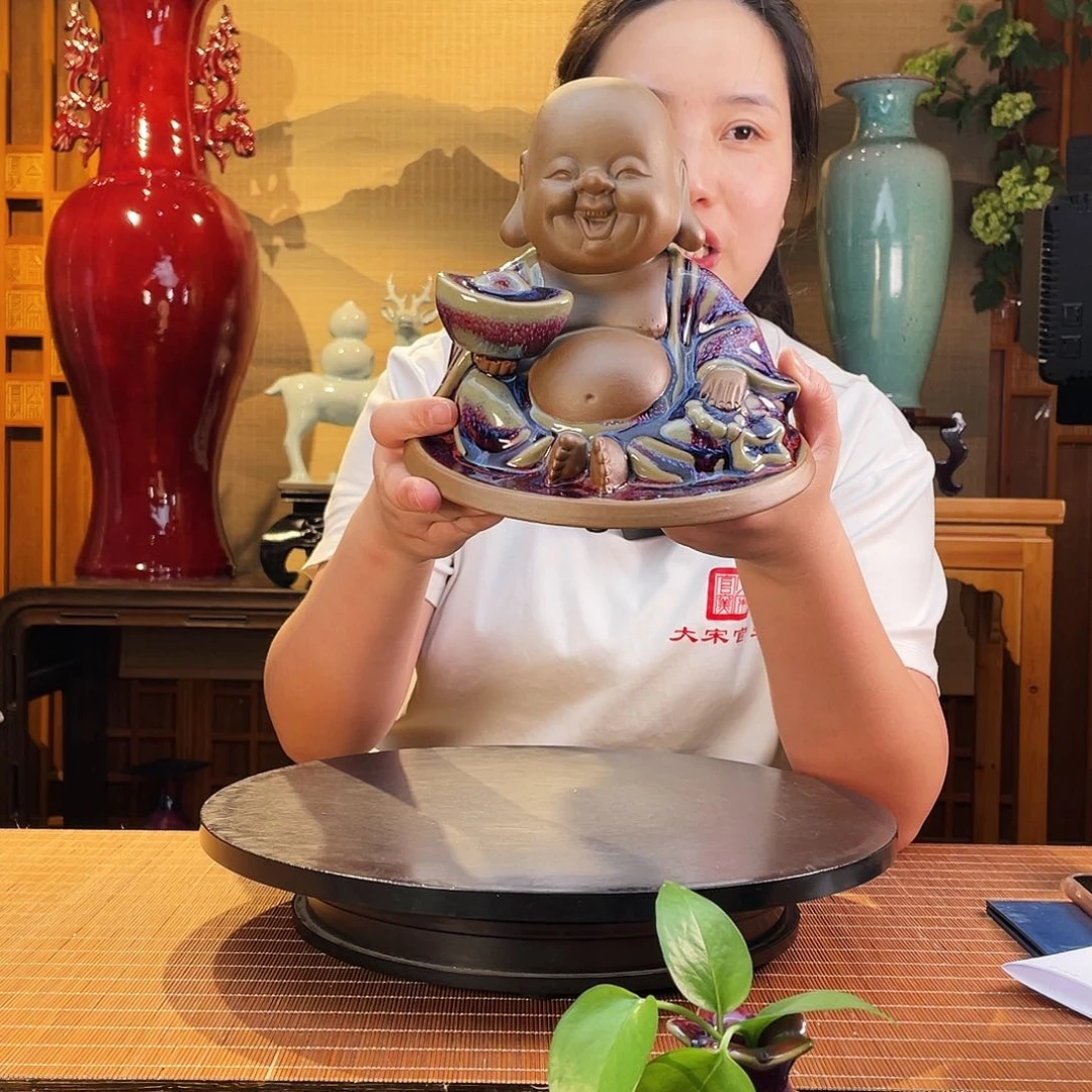 【闪购商品】摆件喜乐无忧，元宝佛