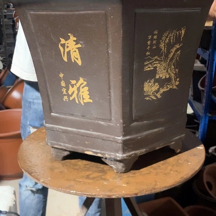 黑色清雅六方大号